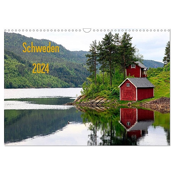 Schweden 2024 (Wandkalender 2024 DIN A3 quer), CALVENDO Monatskalender, Jens Klingebiel