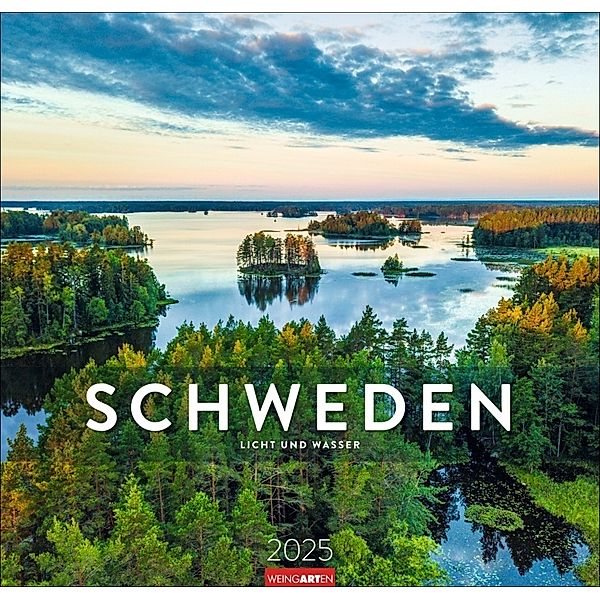 Schweden Kalender 2025 - Licht und Wasser