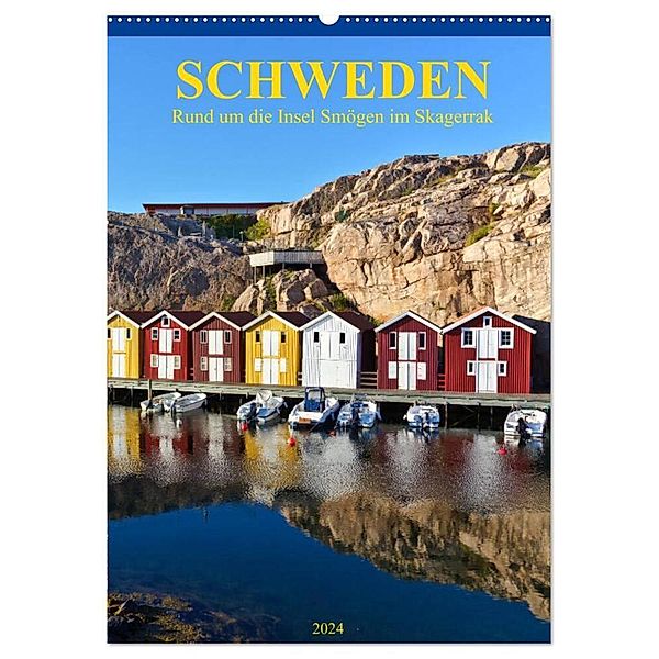 SCHWEDEN Rund um die Insel Smögen im Skagerrak (Wandkalender 2024 DIN A2 hoch), CALVENDO Monatskalender, Manuela Falke