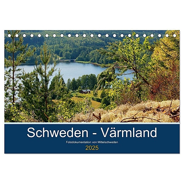 Schweden - Värmland (Tischkalender 2025 DIN A5 quer), CALVENDO Monatskalender, Calvendo, Patrick Freiberg