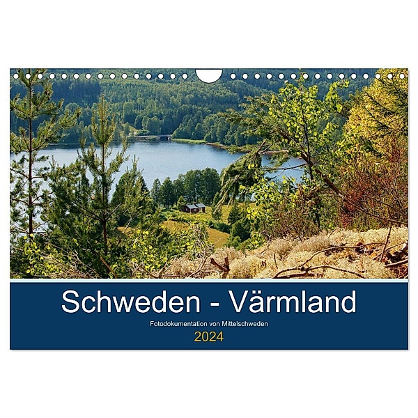 Schweden - Värmland (Wandkalender 2024 DIN A4 quer), CALVENDO Monatskalender, Patrick Freiberg