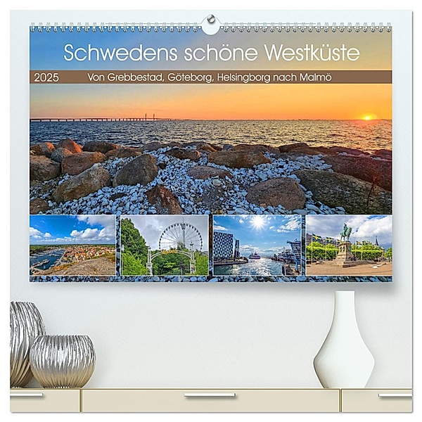 Schwedens schöne Westküste (hochwertiger Premium Wandkalender 2025 DIN A2 quer), Kunstdruck in Hochglanz, Calvendo, Christa Kramer