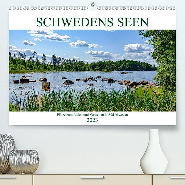 Schwedens Seen (Premium, hochwertiger DIN A2 Wandkalender 2023, Kunstdruck in Hochglanz), Wolfgang Simlinger
