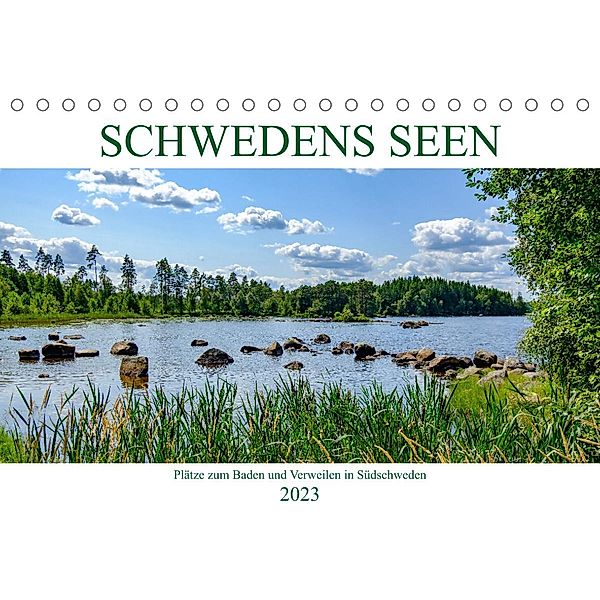 Schwedens Seen (Tischkalender 2023 DIN A5 quer), Wolfgang Simlinger