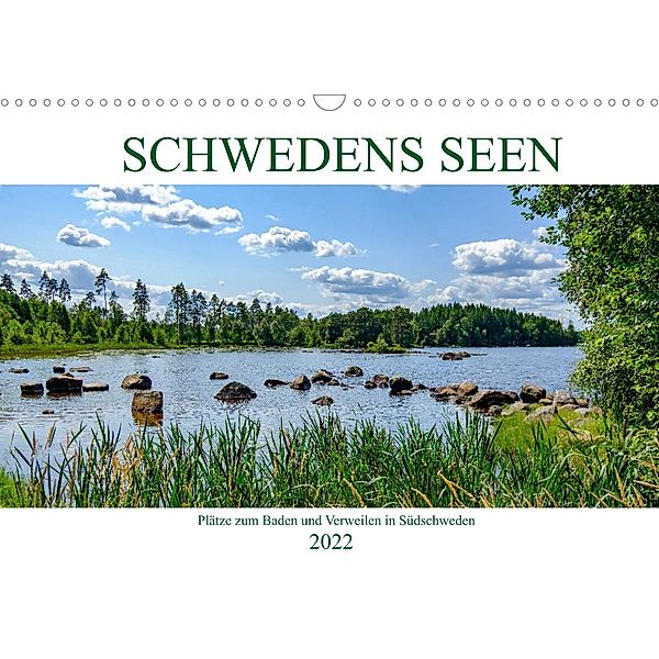 Schwedens Seen (Wandkalender 2022 DIN A3 quer), Wolfgang Simlinger