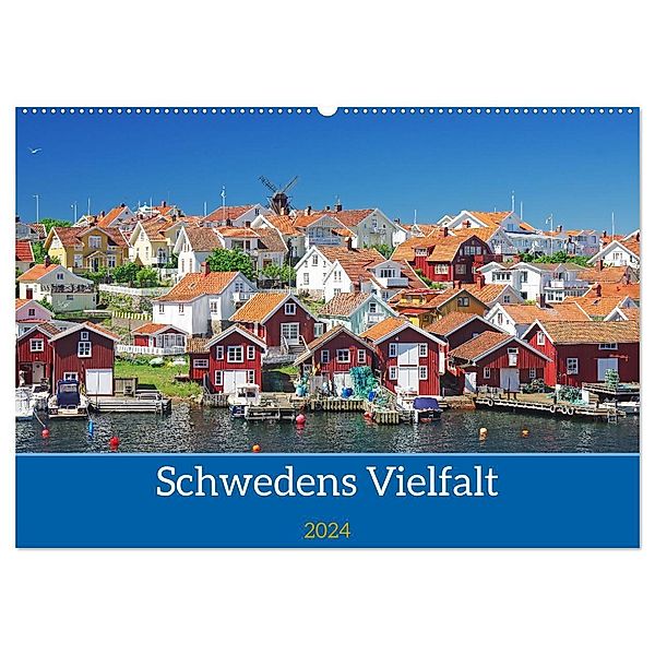 Schwedens Vielfalt (Wandkalender 2024 DIN A2 quer), CALVENDO Monatskalender, Reinhard Pantke
