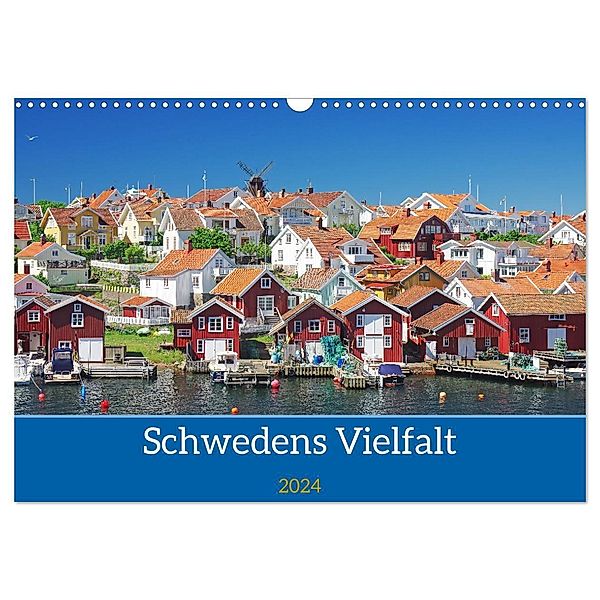 Schwedens Vielfalt (Wandkalender 2024 DIN A3 quer), CALVENDO Monatskalender, Reinhard Pantke