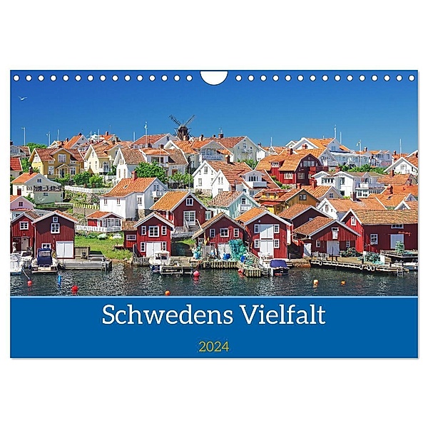 Schwedens Vielfalt (Wandkalender 2024 DIN A4 quer), CALVENDO Monatskalender, Reinhard Pantke