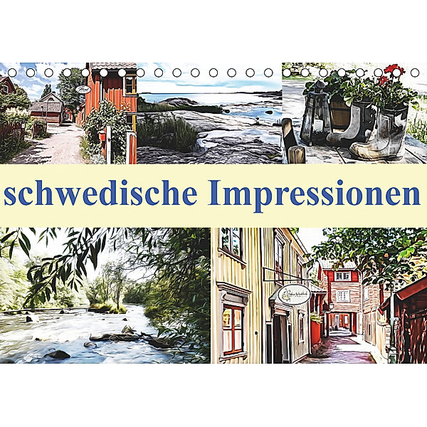 schwedische Impressionen (Tischkalender 2019 DIN A5 quer), Sonja Teßen