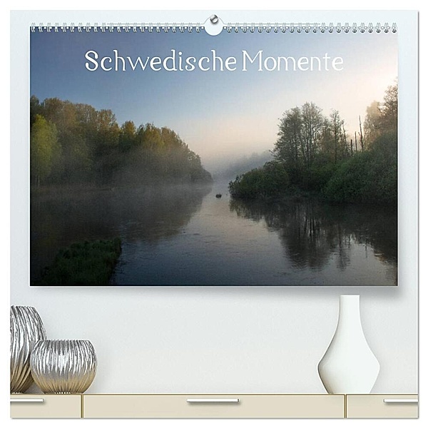 Schwedische Momente (hochwertiger Premium Wandkalender 2024 DIN A2 quer), Kunstdruck in Hochglanz, Martin Wenner