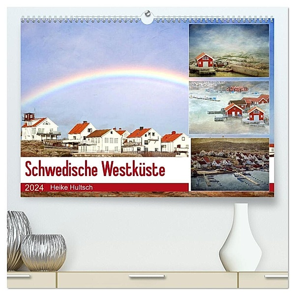Schwedische Westküste (hochwertiger Premium Wandkalender 2024 DIN A2 quer), Kunstdruck in Hochglanz, Heike Hultsch