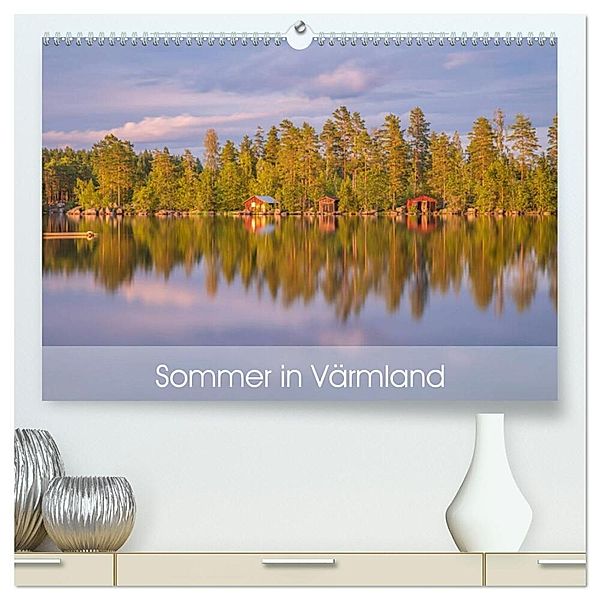 Schwedischer Sommer in Värmland (hochwertiger Premium Wandkalender 2024 DIN A2 quer), Kunstdruck in Hochglanz, Daniel Burdach
