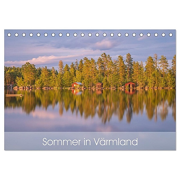 Schwedischer Sommer in Värmland (Tischkalender 2024 DIN A5 quer), CALVENDO Monatskalender, Daniel Burdach