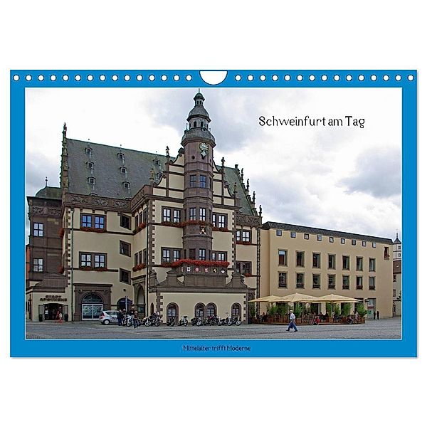 Schweinfurt am Tag (Wandkalender 2024 DIN A4 quer), CALVENDO Monatskalender, Peter Fischlein