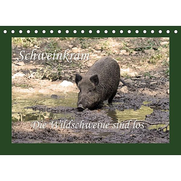 Schweinkram - Die Wildschweine sind los (Tischkalender 2023 DIN A5 quer), Antje Lindert-Rottke