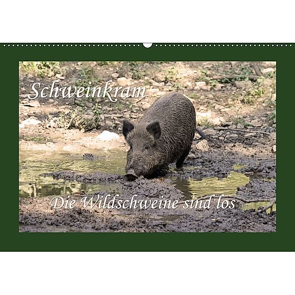 Schweinkram - Die Wildschweine sind los (Wandkalender 2018 DIN A2 quer), Antje Lindert-Rottke