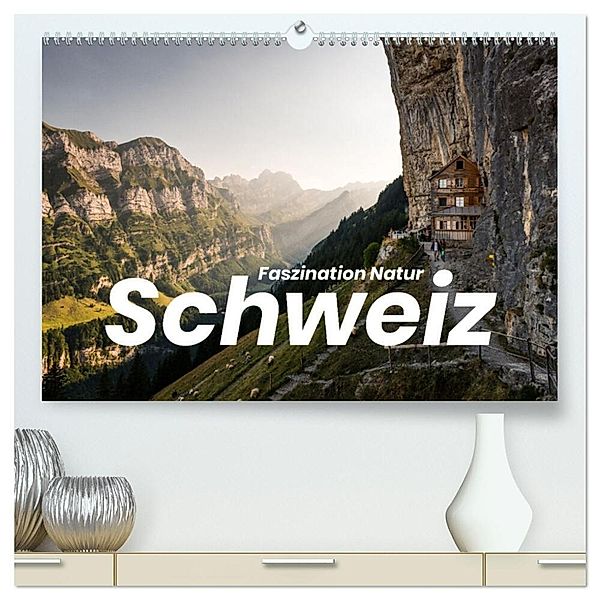 Schweiz - Faszination Natur (hochwertiger Premium Wandkalender 2024 DIN A2 quer), Kunstdruck in Hochglanz, Benjamin Lederer