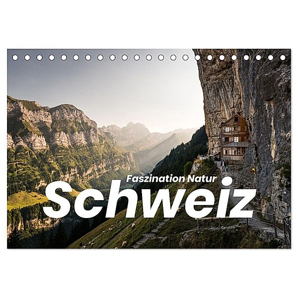 Schweiz - Faszination Natur (Tischkalender 2024 DIN A5 quer), CALVENDO Monatskalender, Benjamin Lederer