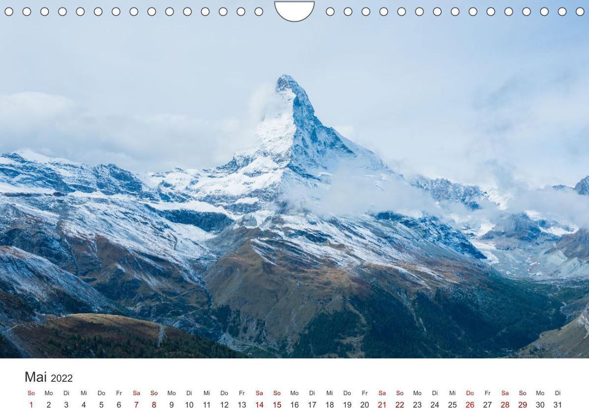 Schweiz - Faszination Natur Wandkalender 2022 DIN A4 quer - Kalender  bestellen