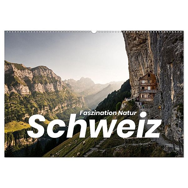 Schweiz - Faszination Natur (Wandkalender 2024 DIN A2 quer), CALVENDO Monatskalender, Benjamin Lederer