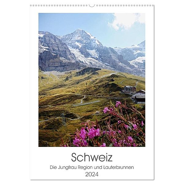 Schweiz (Wandkalender 2024 DIN A2 hoch), CALVENDO Monatskalender, Franziska Petersen