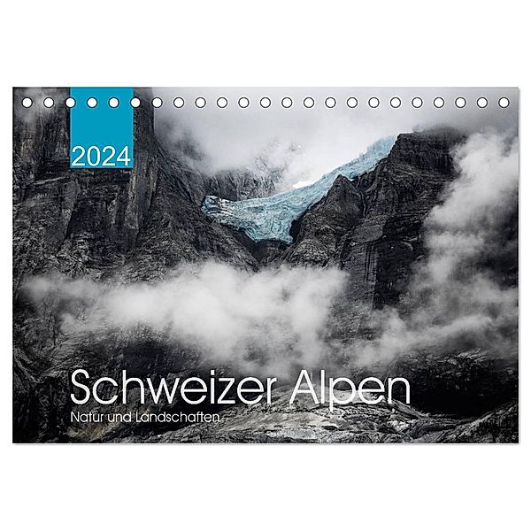 Schweizer Alpen. Natur und Landschaften (Tischkalender 2024 DIN A5 quer), CALVENDO Monatskalender, Lucyna Koch