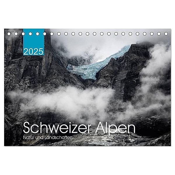 Schweizer Alpen. Natur und Landschaften (Tischkalender 2025 DIN A5 quer), CALVENDO Monatskalender, Calvendo, Lucyna Koch