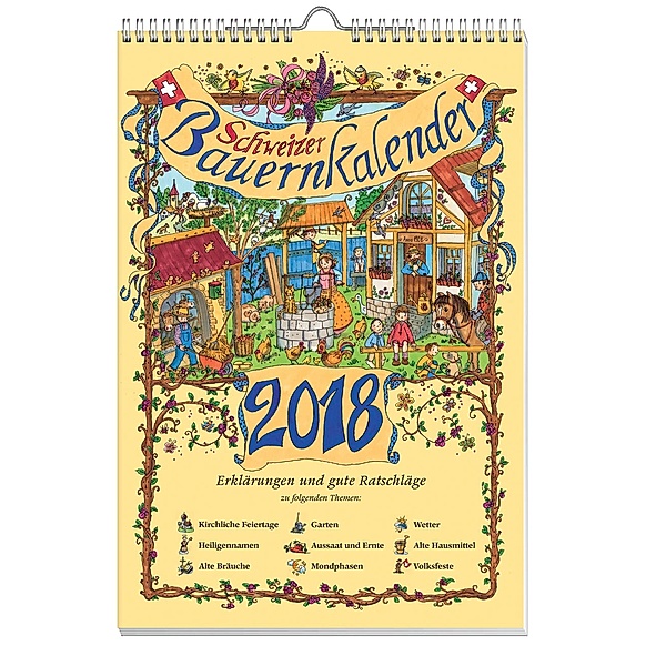 Schweizer Bauernwandkalender 2018