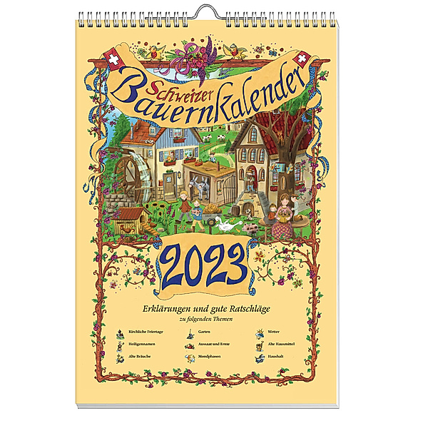 Schweizer Bauernwandkalender 2023, Gisela Dürr