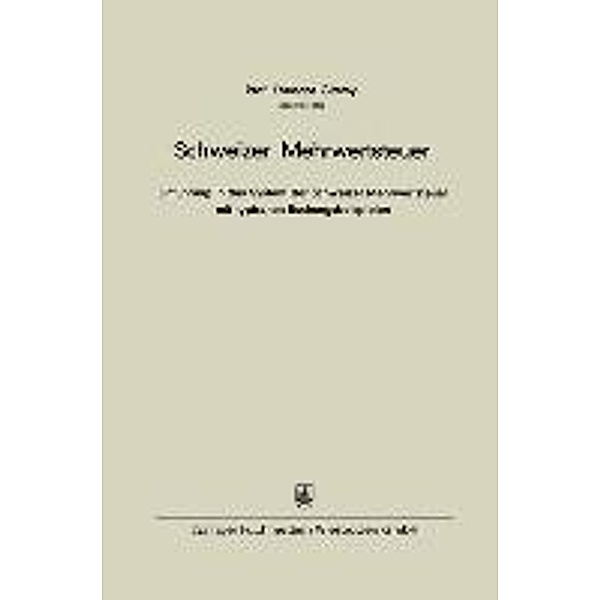 Schweizer Mehrwertsteuer, Theodor Gimmy