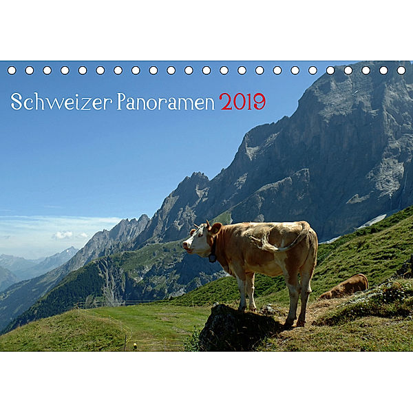 Schweizer Panoramen (Tischkalender 2019 DIN A5 quer), NK