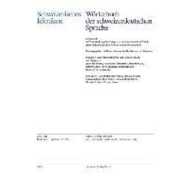 Schweizerisches Idiotikon, XVII, Heft 223