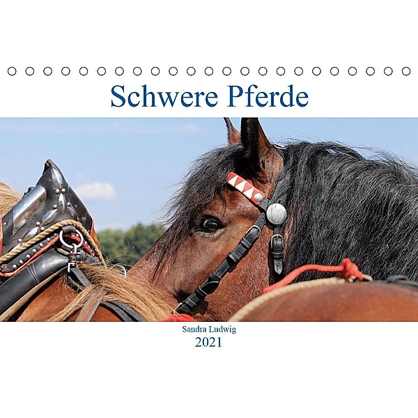 Schwere Pferde 2021 (Tischkalender 2021 DIN A5 quer), Sandra Ludwig