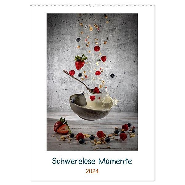 Schwerelose Momente (Wandkalender 2024 DIN A2 hoch), CALVENDO Monatskalender, Immephotography