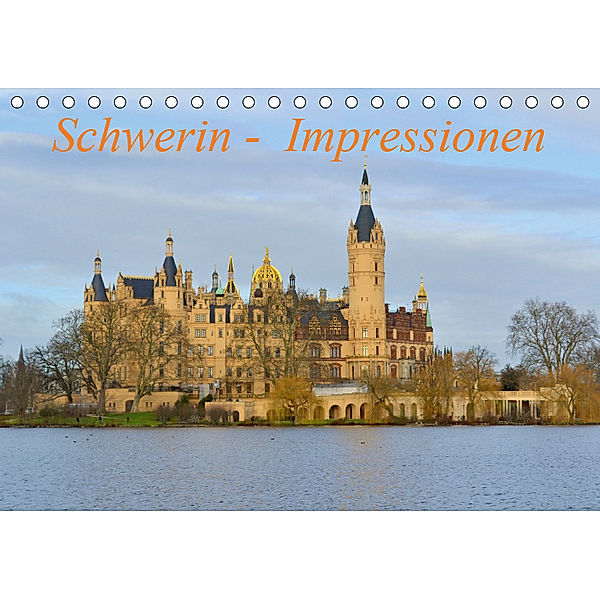 Schwerin - Impressionen (Tischkalender 2019 DIN A5 quer), Reinalde Roick