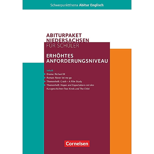 Schwerpunktthema Abitur Englisch / Abiturpaket Englisch - Zentralabitur Niedersachsen 2021 - Schülerpaket für das erhöhte Anforderungsniveau, Claudia Krapp