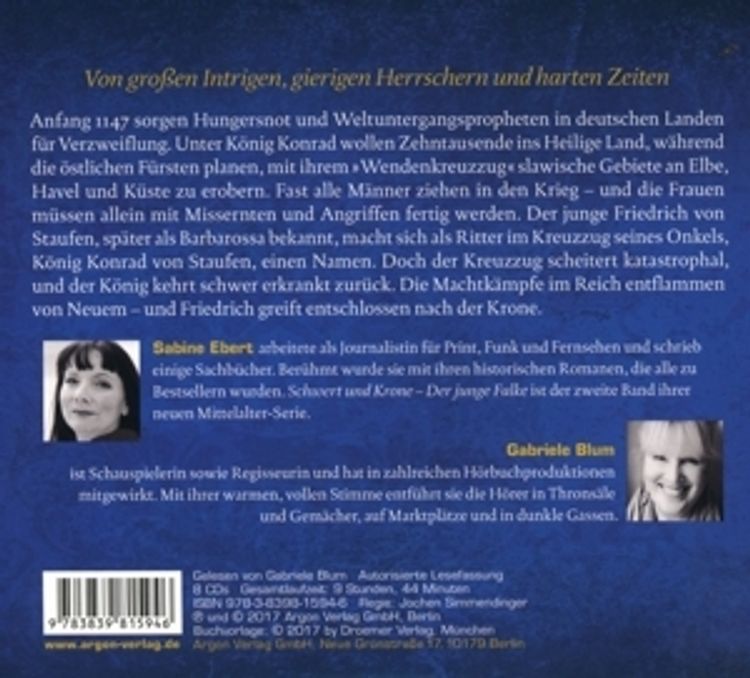 Schwert und Krone - Der junge Falke, 8 CD Hörbuch - Weltbild.de