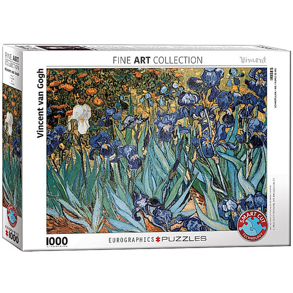 Eurographics Schwertlilien von Vincent van Gogh (Puzzle), Vincent Van Gogh