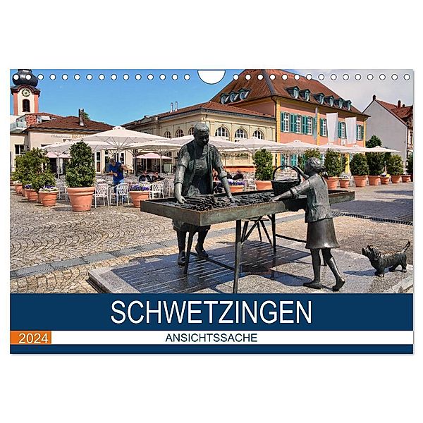 Schwetzingen - Ansichtssache (Wandkalender 2024 DIN A4 quer), CALVENDO Monatskalender, Thomas Bartruff