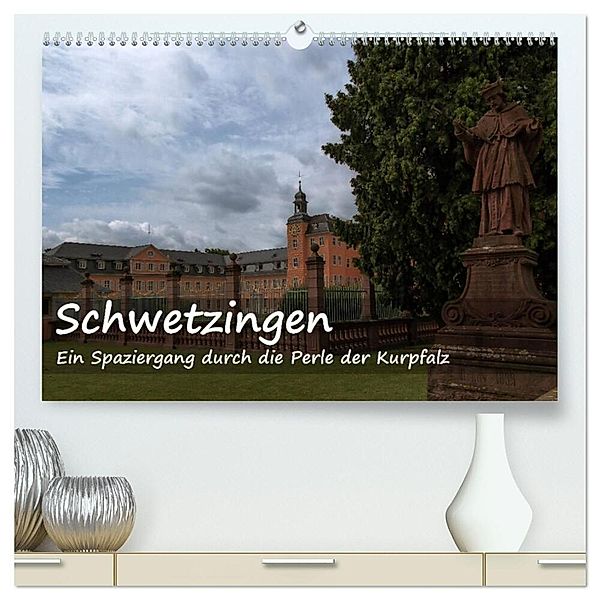 Schwetzingen - Ein Spaziergang durch die Perle der Kurpfalz (hochwertiger Premium Wandkalender 2024 DIN A2 quer), Kunstdruck in Hochglanz, Axel Matthies