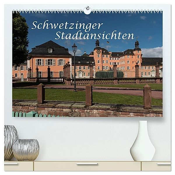 Schwetzinger Stadtansichten (hochwertiger Premium Wandkalender 2024 DIN A2 quer), Kunstdruck in Hochglanz, Axel Matthies