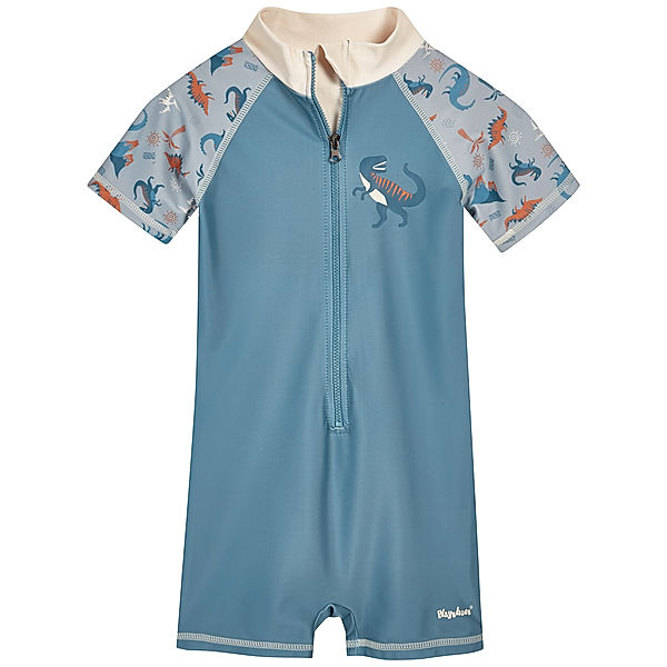 Playshoes Schwimmanzug DINO in blau