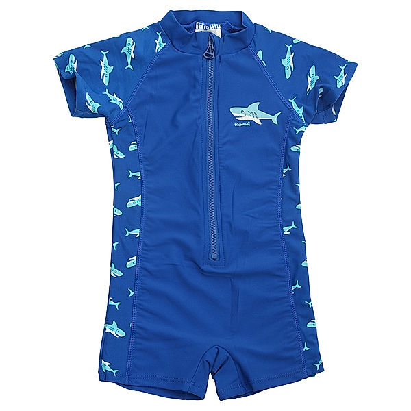 Playshoes Schwimmanzug HAI 1-teilig in blau