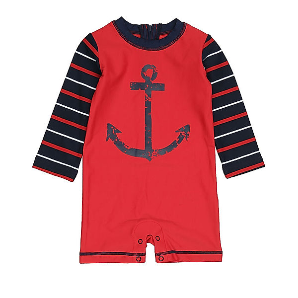 Hatley Schwimmanzug NAUTICAL ANCHOR in rot