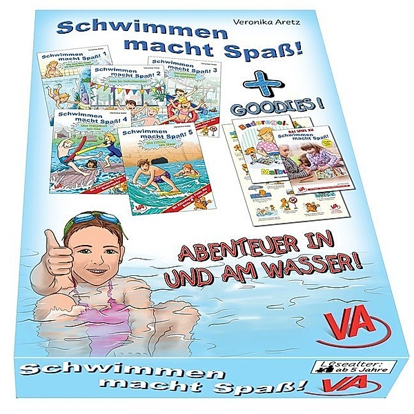 Schwimmen macht Spass!-Box, m. 24 Buch, m. 1 Buch, Veronika Aretz