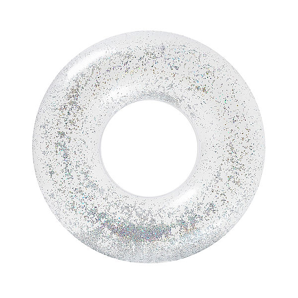 SUNNYLIFE Schwimmring GLITTER (Ø110 cm) in transparent