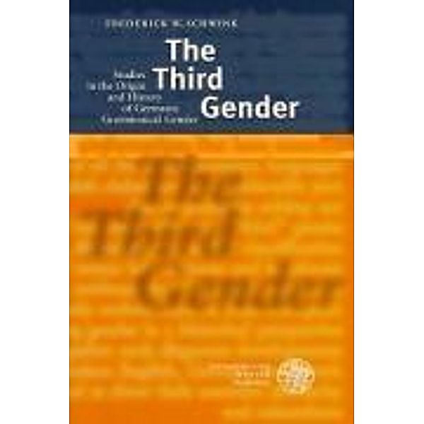 Schwink, F: Third Gender, Frederick W Schwink