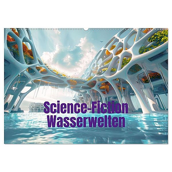 Science-Fiction Wasserwelten (Wandkalender 2025 DIN A2 quer), CALVENDO Monatskalender, Calvendo, Liselotte Brunner-Klaus