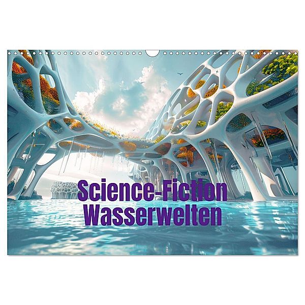 Science-Fiction Wasserwelten (Wandkalender 2025 DIN A3 quer), CALVENDO Monatskalender, Calvendo, Liselotte Brunner-Klaus