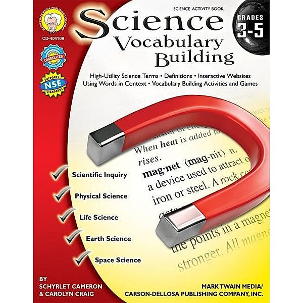 Science Vocabulary Building, Grades 3 - 5, Schyrlet Cameron